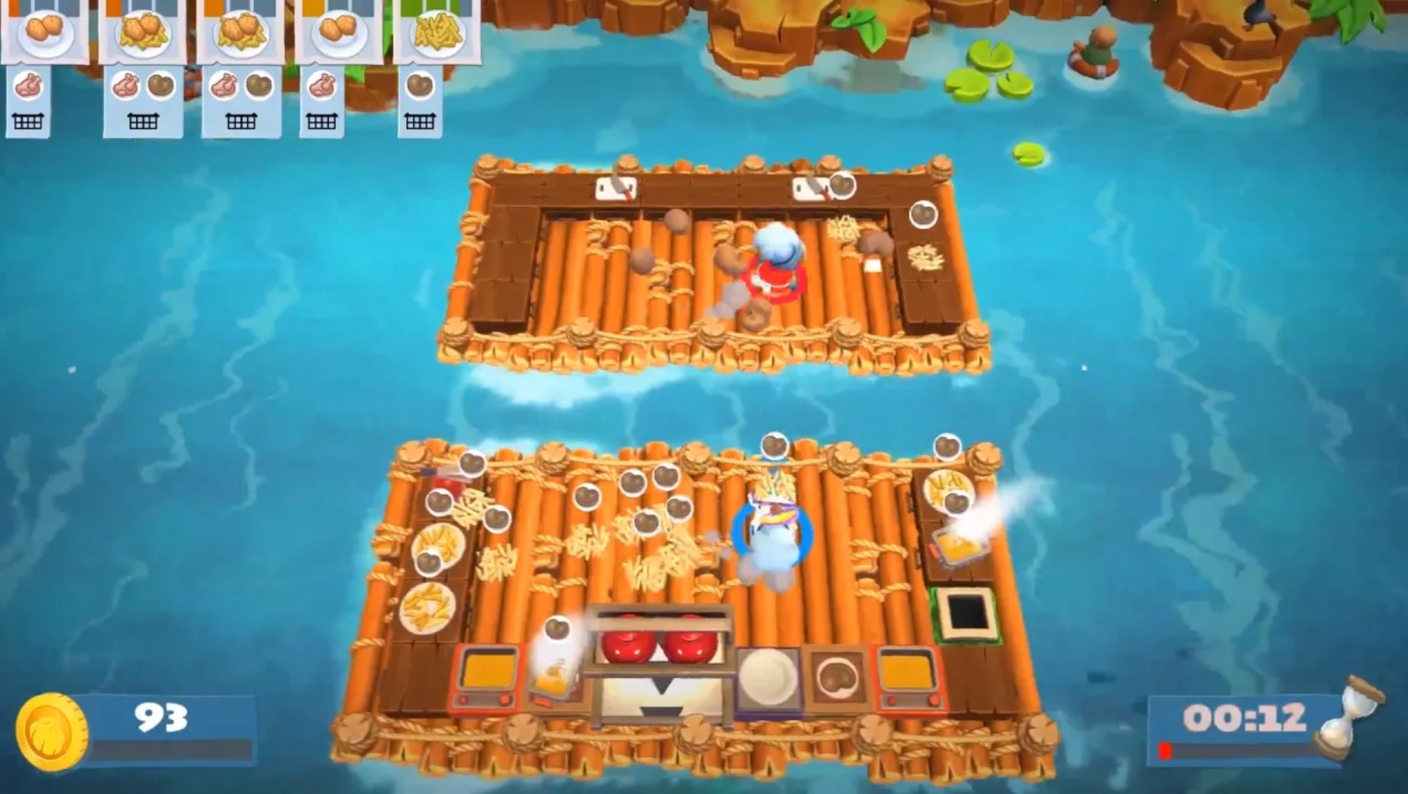 Joc Overcooked Overcooked 2 Double Pack pentru PlayStation 4 PS4 Second-Hand SH