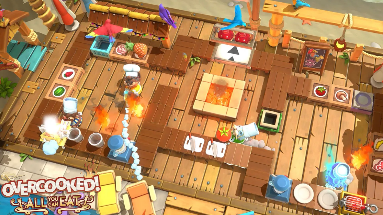 Joc Overcooked! All You Can Eat pentru PS4 PlayStation 4 Second-Hand SH