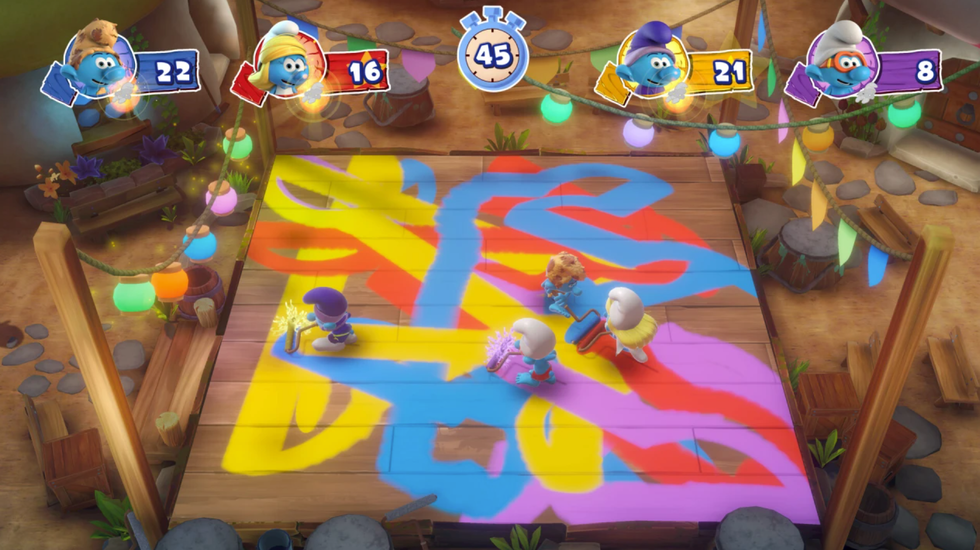 Joc The Smurfs Village Party pentru Nintendo Switch NOU
