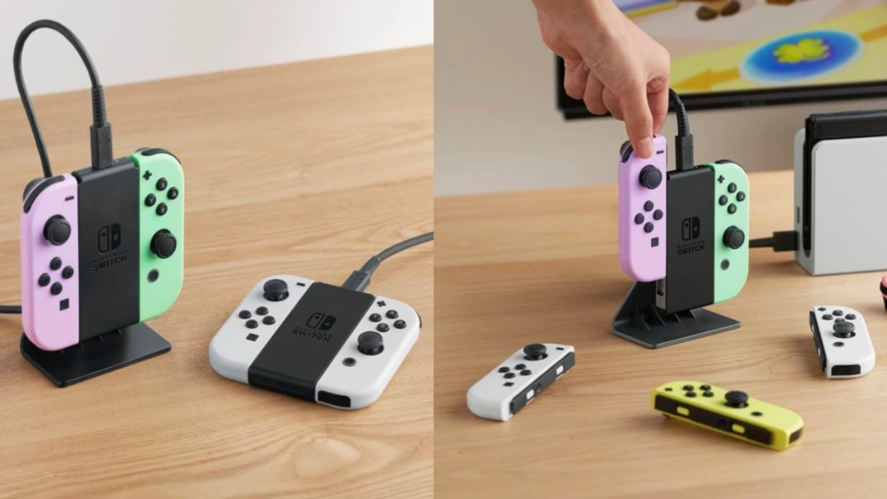 Joy Con Charging Stand 2way pentru Nintendo Switch