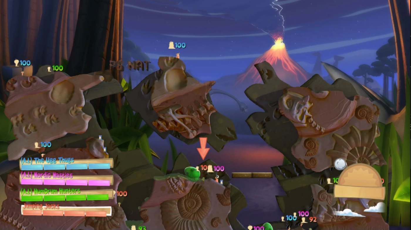 Joc Worms Battlegrounds pentru Xbox One Second-Hand SH