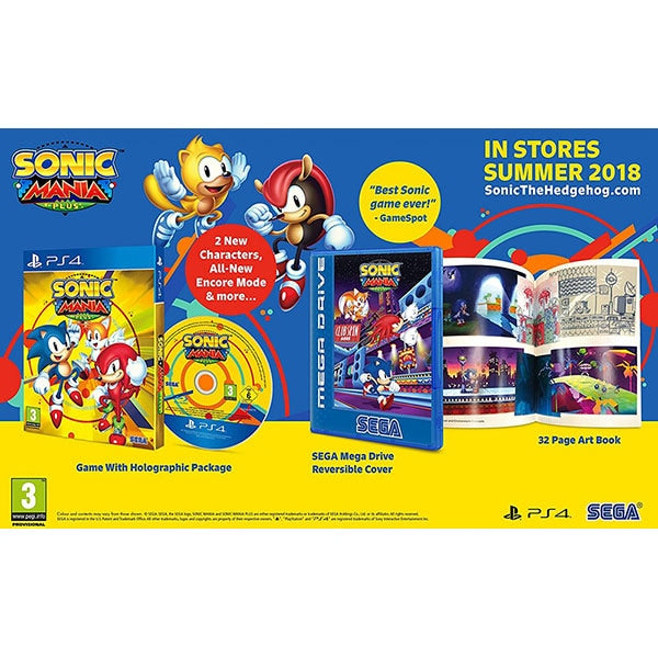Joc Sonic Mania Plus pentru PlayStation 4 PS4 NOU