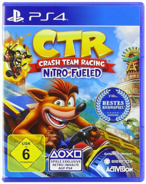Joc Crash Team Racing Nitro-Fueled pentru PlayStation 4 NOU