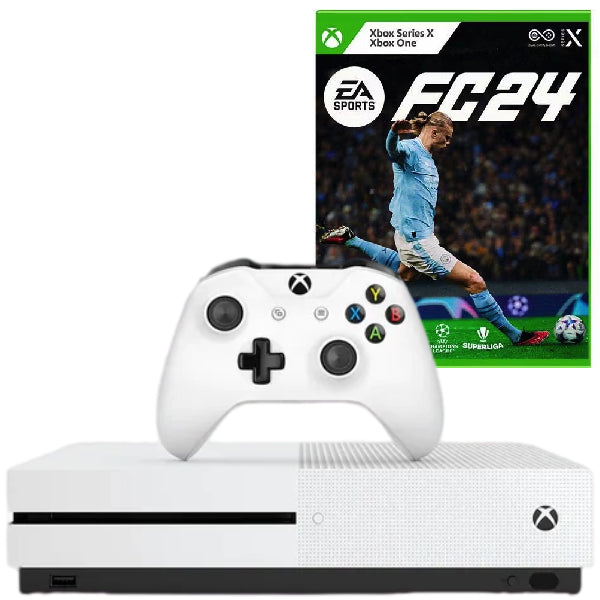 Consola MICROSOFT Xbox One S 1TB, ALB Second-Hand + Controller + Joc FC24
