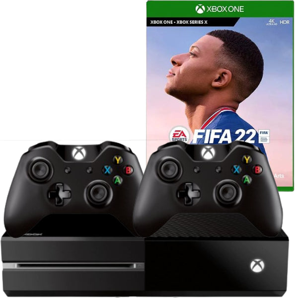 Consola Xbox One 1TB + 2 Controllere Second-Hand + Joc FIFA 22 Second-Hand SH