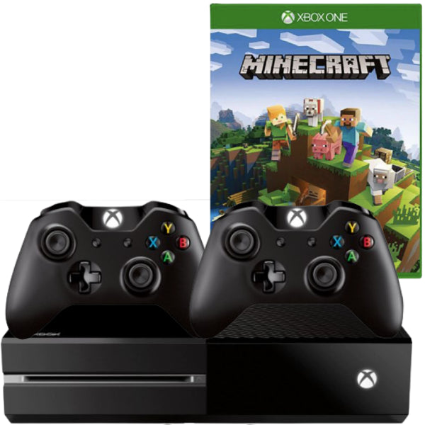 Consola Xbox One 500GB + 2 Controllere Second-Hand + Joc MINECRAFT Second-Hand SH