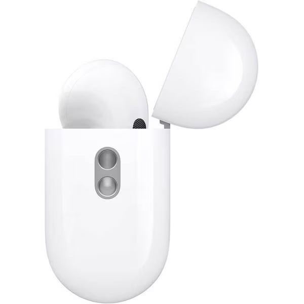 Casti APPLE AirPods Pro 2, True Wireless, Bluetooth, In-Ear, Microfon, Noise Cancelling, Conector USB-C, alb