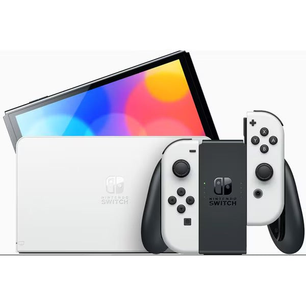 Consola NINTENDO Switch OLED White + Super Mario Bros Wonder NOU