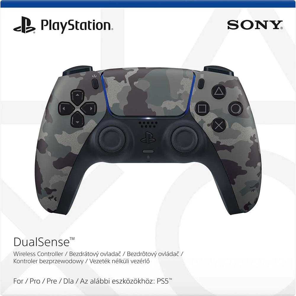 Controller Wireless PlayStation 5 PS5 DualSense, Gray Camouflage