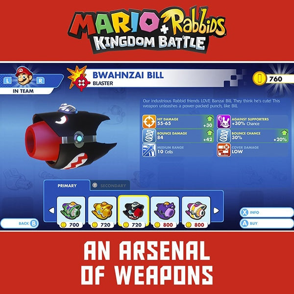 Joc Mario + Rabbids Kingdom Battle Nintendo Switch Second-Hand SH