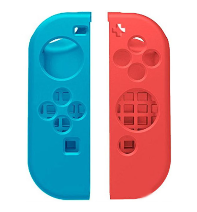 Husă consolă Nintendo Switch NX NS Roffie, Silicon, Roșu/Albastru Second-Hand SH