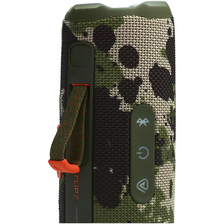 Boxa portabila JBL Flip 7, Bluetooth, IP68, Camuflaj NOU