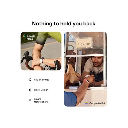 Bratara fitness Fitbit Charge 6, GPS + GLONASS, Rezistenta la apa 50M, Bluetooth, NFC Negru NOU