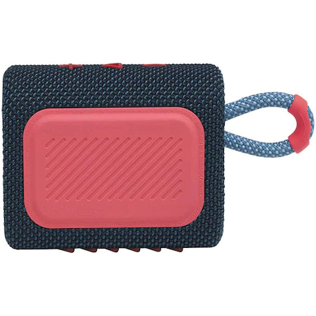 Boxa portabila JBL GO3, IPX67, Bluetooth, Albastru-Roz NOU
