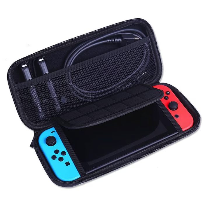 Husa Transport și protecție pentru consola Nintendo Switch și accesorii, Negru NOU
