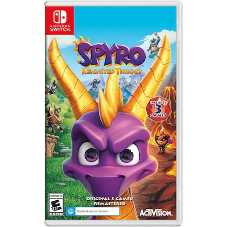 Joc Spyro Reignited Trilogy Pentru Nintendo Switch Second-Hand SH