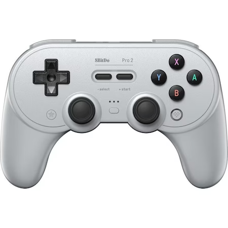 Gamepad, 8BitDo, Pro 2, Switch, Windows (Steam), macOS, Android, Raspberry Pi, Gri NOU