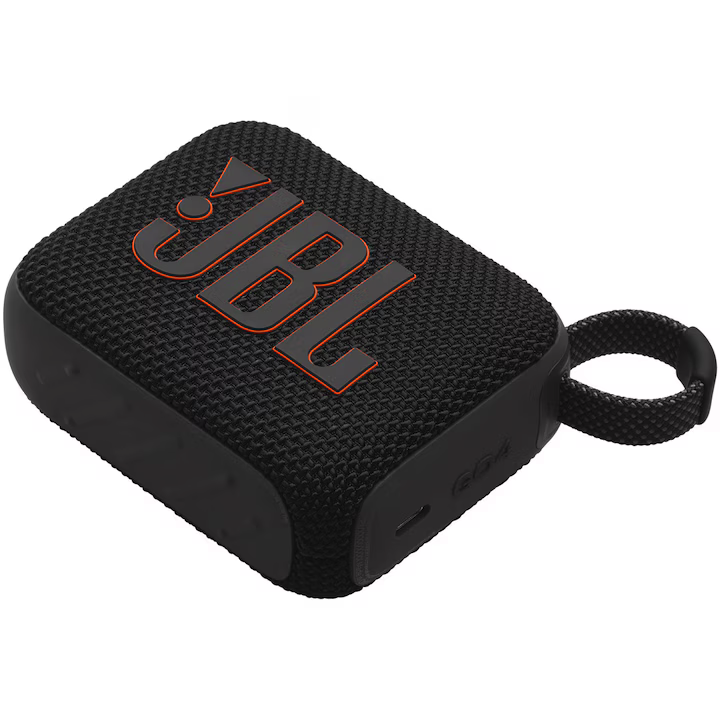 Boxa portabila JBL Go 4, IP67, Bluetooth, Auracast, Negru
