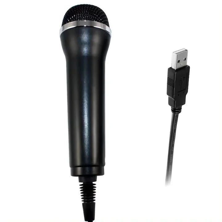 Microfon de Karaoke, Conectare prin cablu USB, Compatibil cu PC, PlayStation 4 si Xbox One Second-Hand SH