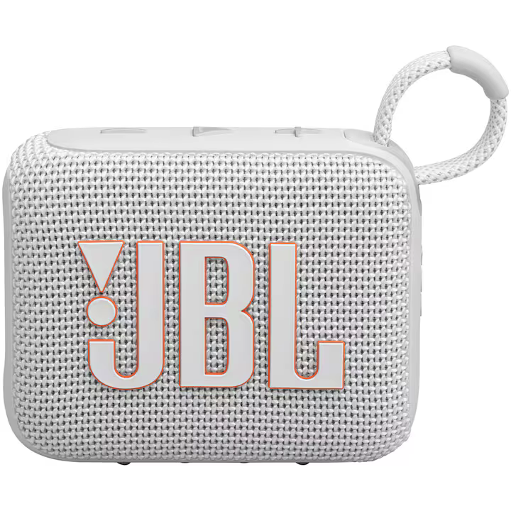 Boxa portabila JBL Go 4, IP67, Bluetooth, Auracast, Alb NOU