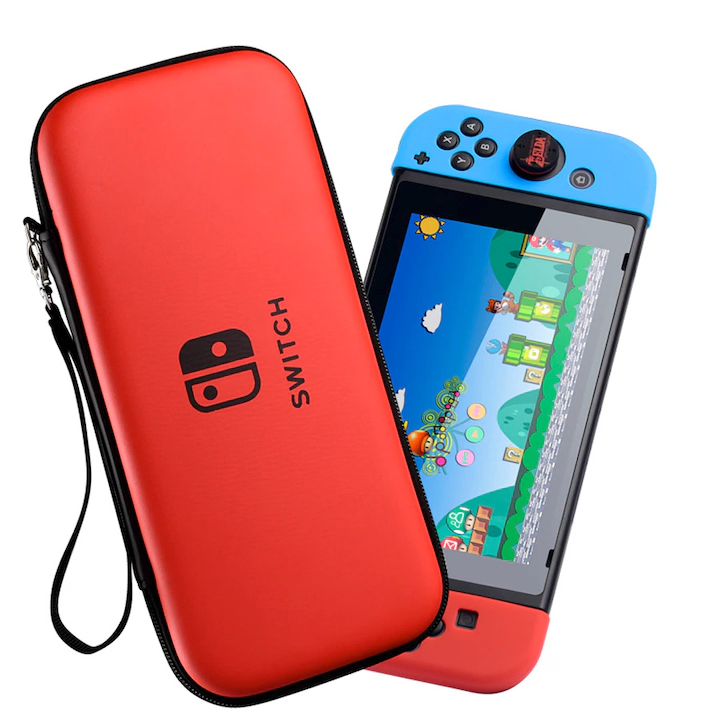 Husa Transport și protecție pentru consola Nintendo Switch și accesorii, Rosu NOU