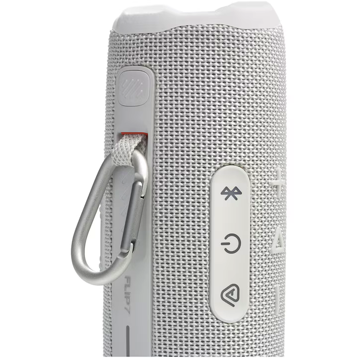 Boxa portabila JBL Flip 7, Bluetooth, IP68, Alb NOU