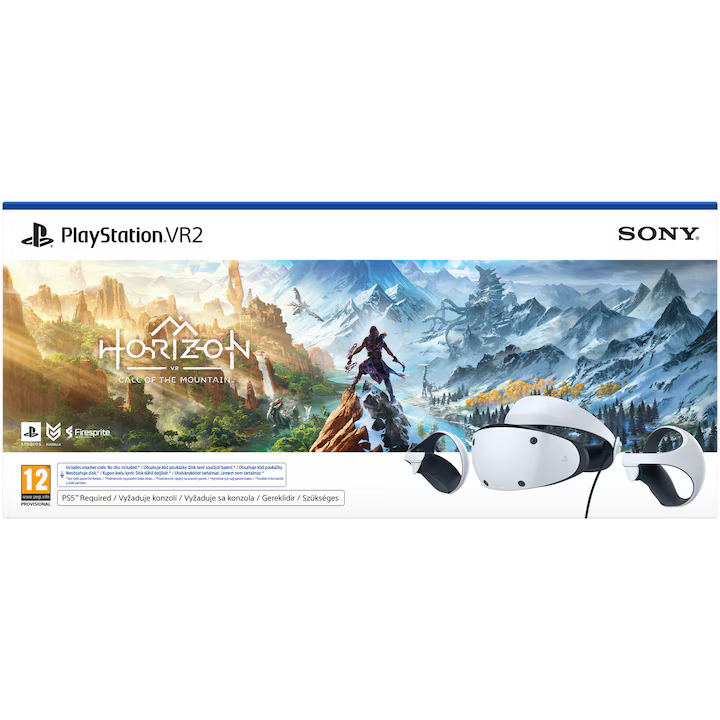 Bundle PlayStation VR2 + Controller PlayStation VR2 Sense + Voucher Joc Horizon Call of the Mountain NOU